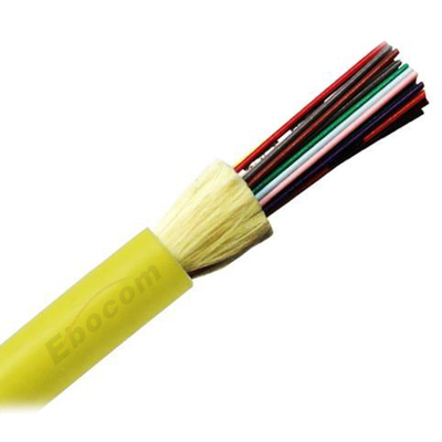GJFJH Indoor Optic Fiber Cable Tight Buffer 2 4 12 24 Core SM MM OM1 OM2 For Networking