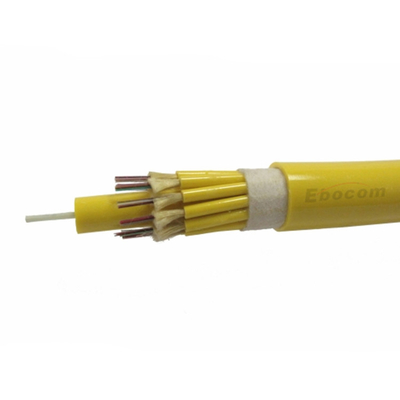 Indoor Optical Fiber Cable gjfjv 90μm Tight Buffer 2 4 12 24 Core SM MM G652D networking