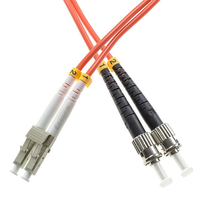 ST/PC-ST/PC Fiber Optic Patch Cable Om3 Duplex Aqua color Quality om3 om4 Fiber Distribution Frame networking