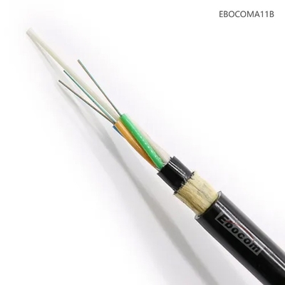 Outdoor Aerial 48 core ADSS Fiber Optic Cable with Non Metallic FRP Strength Member