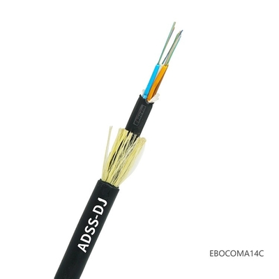 Span 100m ADSS All Dieletric 48 96 Cores Singlemode Outdoor Optical Fiber Cable