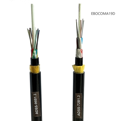 Strong tensile ADSS Optic Fiber Cable 4/8/12/24/48/96 cores aerial self-supporting singlemode Wholesale price