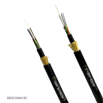 Outdoor ADSS Fiber Optic Cable SM G652D Communication Qith Good Quality Span 100 500 Strong Tensile