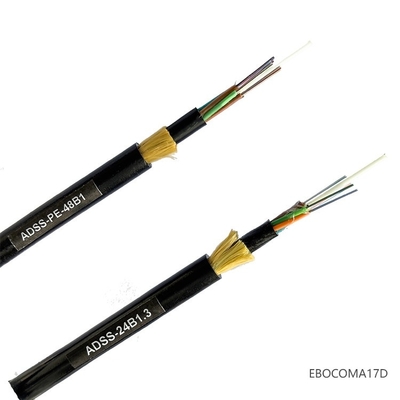 High quality ADSS Cable 12 24 48 72 96 Core Fiber Optic Price per km Chinese factory self support
