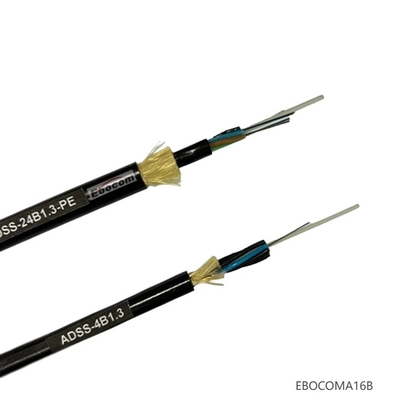 Strong tensile ADSS Optic Fiber Cable 4/8/12/24/48/96 cores aerial self-supporting singlemode Wholesale price