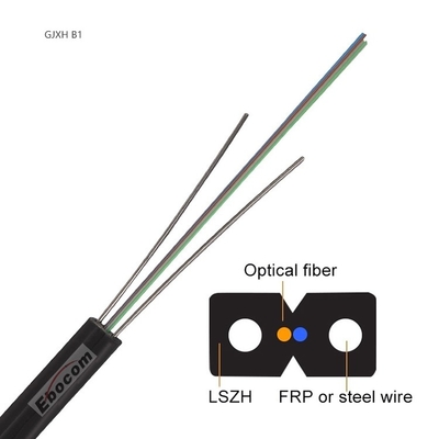Hot Sale Network Drop GJXH Cable Single Mode Outdoor/Indoor Steel Wire FTTH Fiber Optic/Optical
