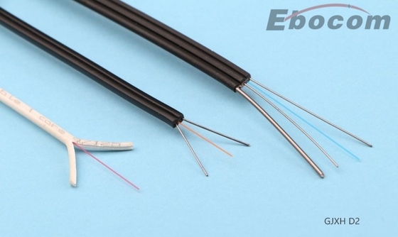 Hot Sale Network Drop GJXH Cable Single Mode Outdoor/Indoor Steel Wire FTTH Fiber Optic/Optical
