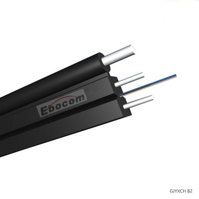 Indoor Drop FTTH Cable GJYXCH 1 2 4 Fibers G657 Fiber Optic LSZH single mode FRP strength member