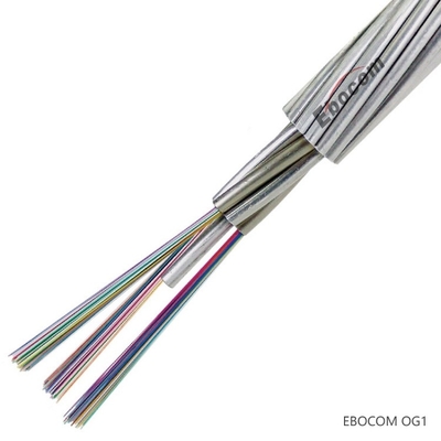 Opgw Optical Fiber Cable Composite Overhead Ground Wire Communication tower networking