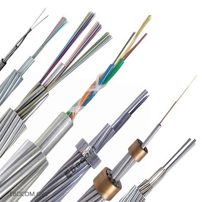 Opgw outdoor aerial fiber optical cable 12 24 48 core ground wire communication wire single jacket fibre optica cable