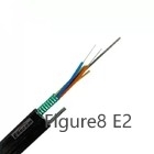 Aerial Figure 8 Cable GYTC8S 8 12 48 60 Core PSP Armoured Self-supporting g652D single mode networking