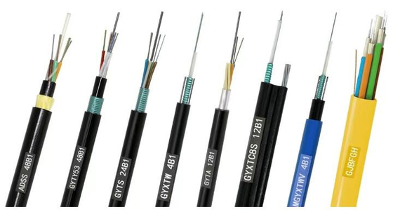 GYXTW Fiber Optic Cable 2-24core g652d Direct Burial Bending Radius 10-20D for Internet Installation