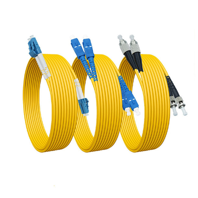 Fiber Optic Patch Cord LC SC FC ST Duplex SM G.652D G.657A1 2.0mm 3.0mm With LSZH PVC Jacket