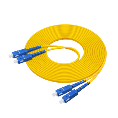 Fiber Optic Patch Cord LC SC FC ST Duplex SM G.652D G.657A1 2.0mm 3.0mm With LSZH PVC Jacket