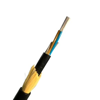 Excellent Tensile ADSS Fiber Optic Cable 12-144 Core Single Double Jacket for Networking communication