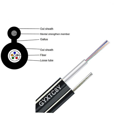 FIG 8 Fiber Optic Cable GYXTC8Y 4 6 8 12core G657A1 G652D for Internet Communication