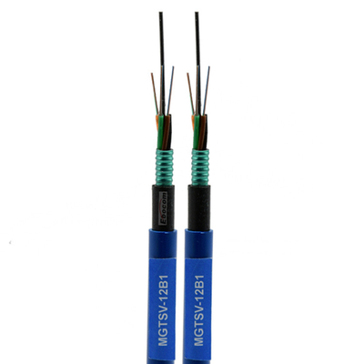 MGTSV Flame Retardant Mining Fiber Optical Cable 2-144 Cores for Mining Application Strength Member Steel Wire Tape