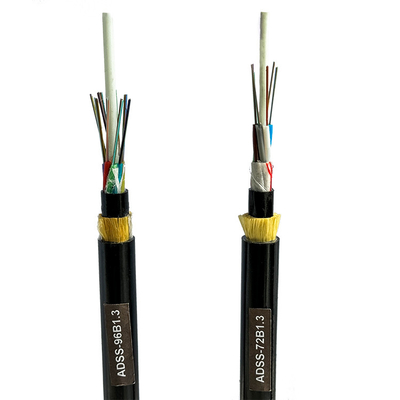 All Dielectric Self Supporting Fiber Optic Cable 24 Core Span1000m For Network Infrastruction