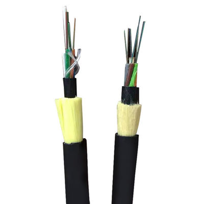 ADSS 48 Core Double jacket Outdoor Fiber Cable Aramid Yarn Strength UV Resistant for Power Line Communication