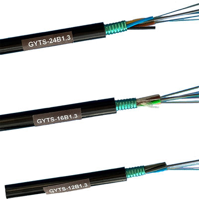 Professional GYTS 12 Core Armored Fiber Cable Enhanced Tensile Strength Ideal for Duct and Underground Installation