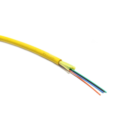 GJFJH Indoor Optic Fiber Cable Tight Buffer 2 4 12 24 Core SM MM OM1 OM2 For Networking