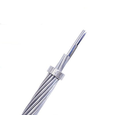 AA Layer OPGW 48 Core Fiber Optic Cable Stranded Single Mode G652 สายใยดิน ดายเลคทริกอากาศกลางแจ้ง
