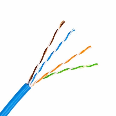 CAT5E CAT6 คาเบลเครือข่าย UTP 24AWG คอนดิวเตอร์ทองแดงสําหรับการถ่ายทอดข้อมูลผ่านพอร์ต Ethernet
