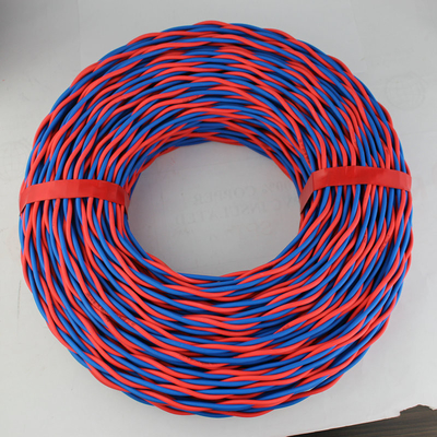 RVS สายไฟฟ้า 2X1.5 PVC กันไฟ ปกปิดทับทิมทองแดงสําหรับเครือข่าย