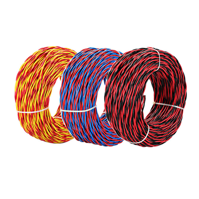 RVS สายไฟฟ้าที่บิดและสายไฟฟ้า PVC ติดกัน 5 * 1.5mm * 2 คอนดิวเตอร์สําหรับเครือข่าย