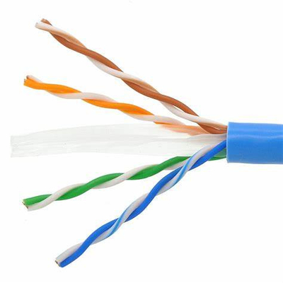 ความเร็วสูง Cat6 Cat6a UTP Lan Cable Twisted Pair 500MZ ทองแดง SSTPP BC CCA 1000 ฟุต