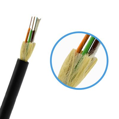 สายไฟเบอร์ออปติกแบบ Self Supporting ชนิด Dielectric ทั้งหมด 48 96 Core ช่วง 100 เมตร SJ สำหรับการก่อสร้างเครือข่าย