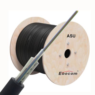 สาย ASU Single Mode G652D ช่วง 80 เมตร สายไฟเบอร์ออปติก 12 คอร์