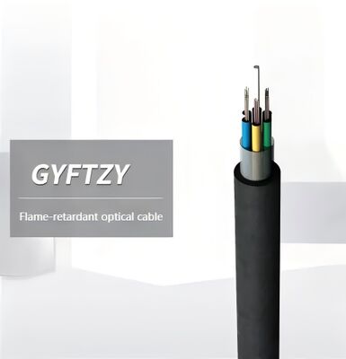 สายไฟเบอร์ออปติก GYFTZY 48 คอร์ โหมดเดี่ยว แบบหลวม แกนรับแรงดึงชนิดไม่ใช่โลหะ