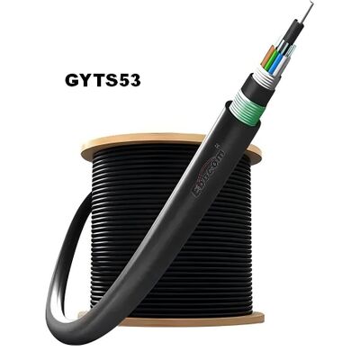 GYTA53 สายไฟเบอร์ออปติกที่ฝังโดยตรง 2-144 คอร์